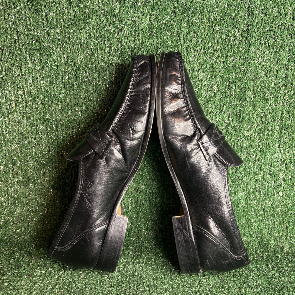 Nunn Bush Vintage Leather Penny Loafers Dress Business Shoes Black Mens 10.5 M - Picture 6 of 9